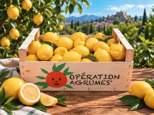 Caisse de citrons